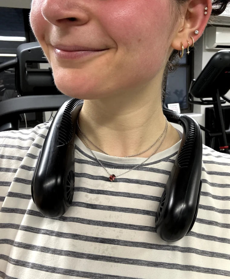 ❄️Portable Neck Fan – Stay Cool Anywhere