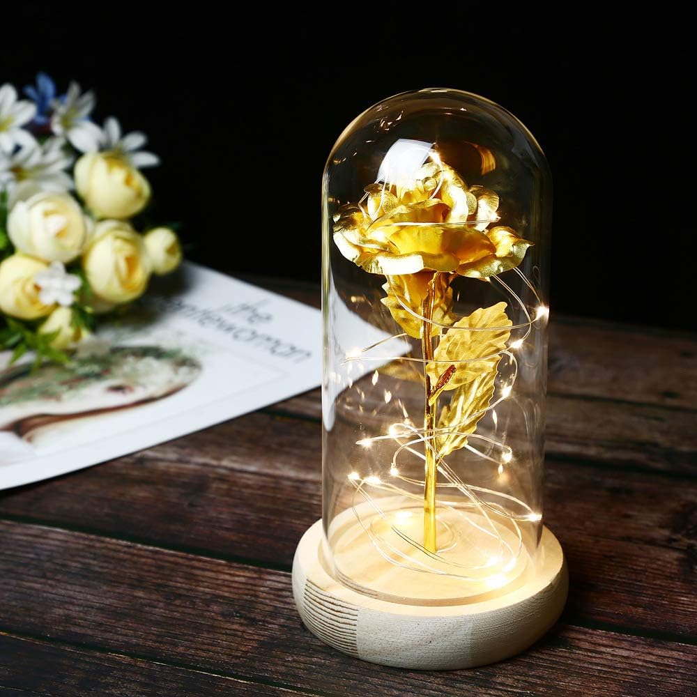 🌹 LED Rose Glass Dome – The Perfect Gift for Your Loved Ones