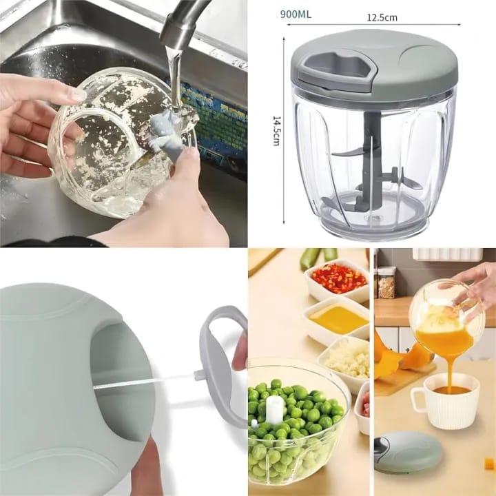 5 Blade Manual Speedy Vegetable Chopper