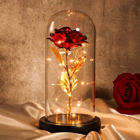 🌹 LED Rose Glass Dome – The Perfect Gift for Your Loved Ones